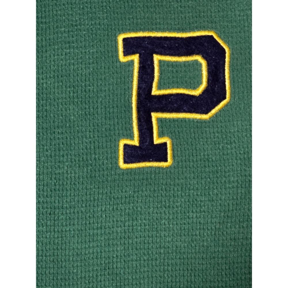 Polo Ralph Lauren Green Thermal Long Sleeve Shirt Adult M‎ P Logo Crew Neck (AE) - Picture 5 of 7